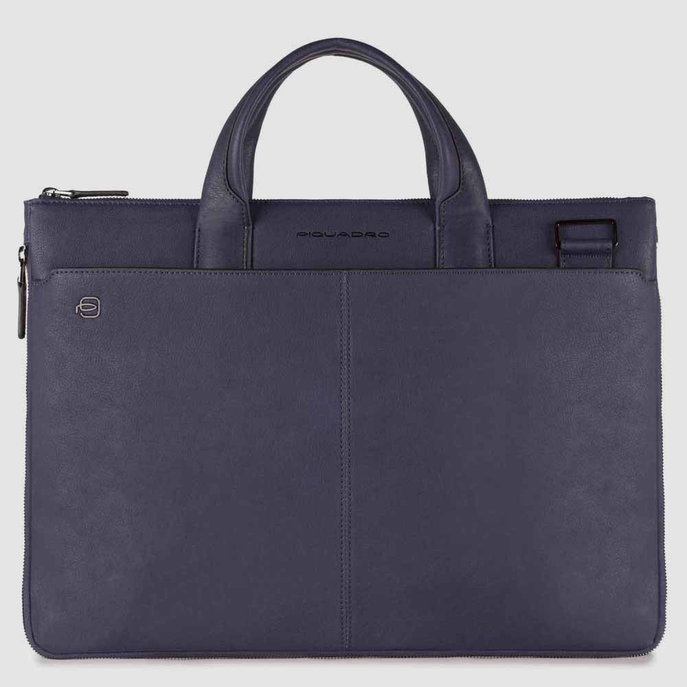 Piquadro Expandable, slim computer bag 15"