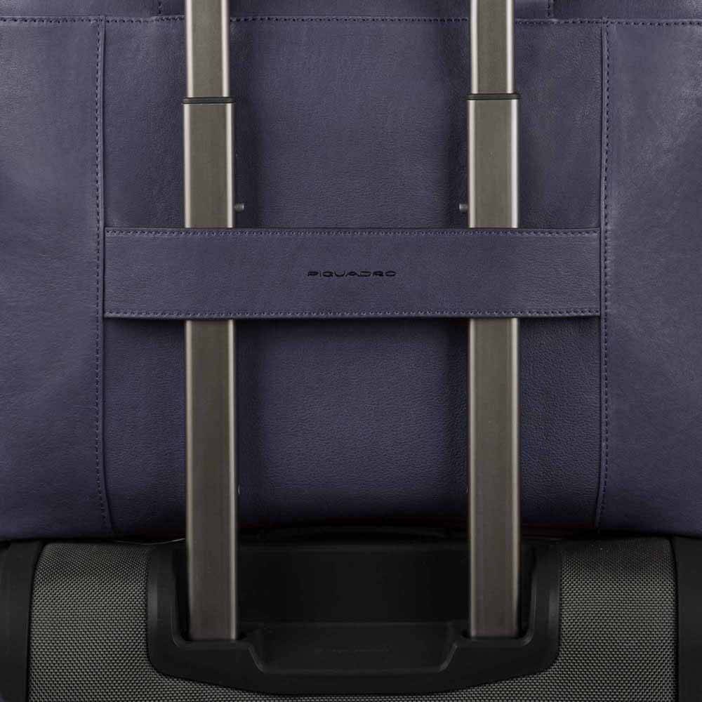 Piquadro Expandable, slim computer bag 15" Fino Al -60%