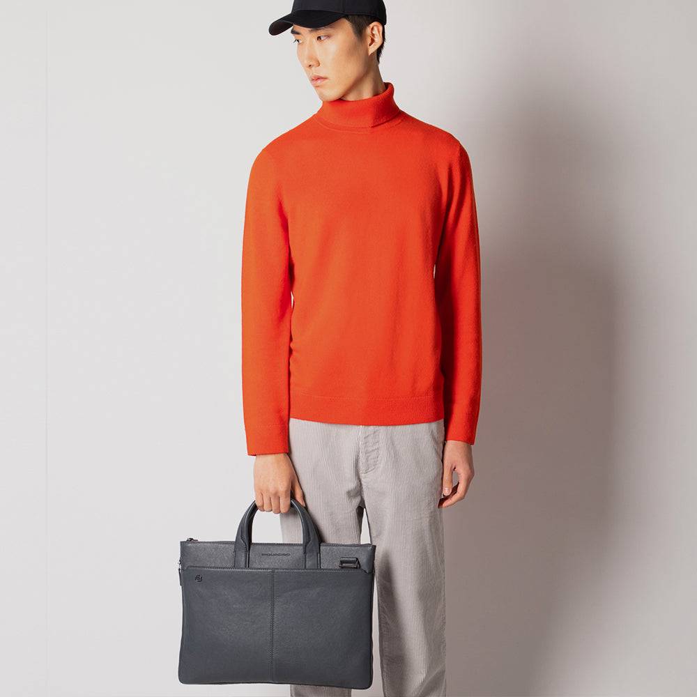 Piquadro Expandable, slim computer bag 15" Fino Al -60%