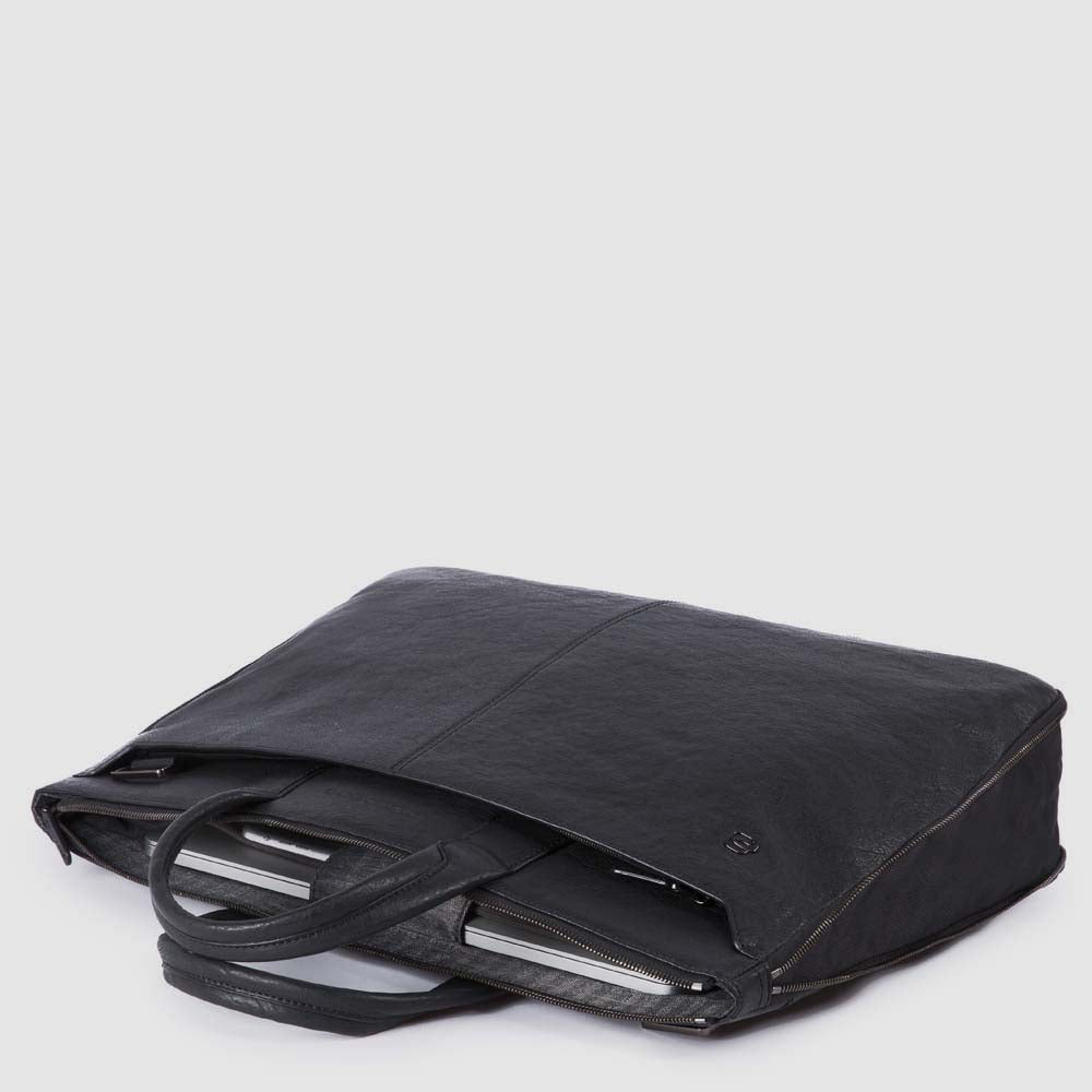 Piquadro Slim expandable laptop briefcase with 10.5 - 9.7 Prezzo Ridotto