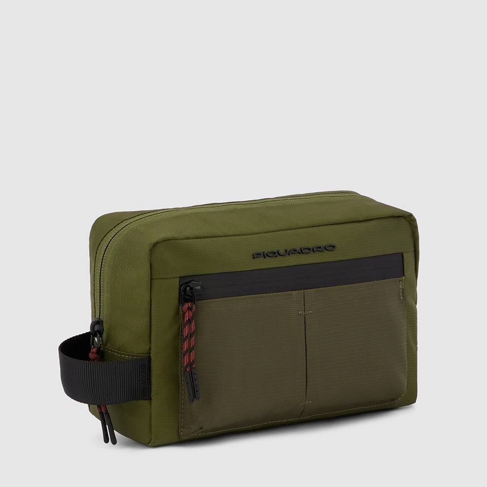 Piquadro Toiletry bag in recycled fabric Saldi