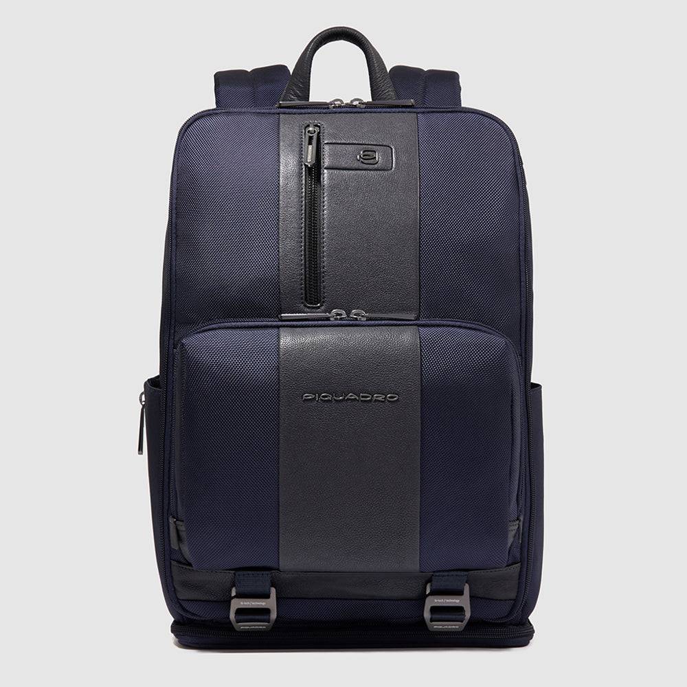Piquadro Travel computer backpack 15,6" in recycled fabric