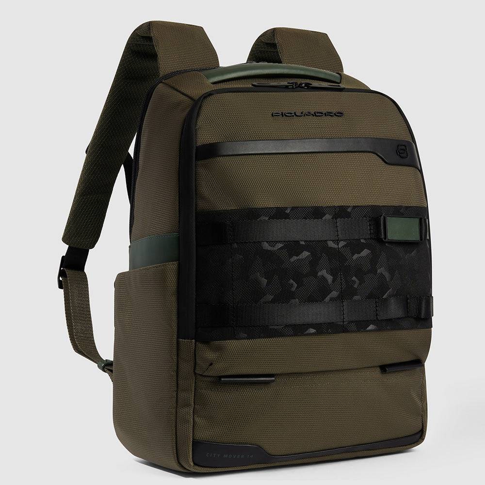 Piquadro Personalizable, modular laptop backpack 14" Prezzo Ridotto