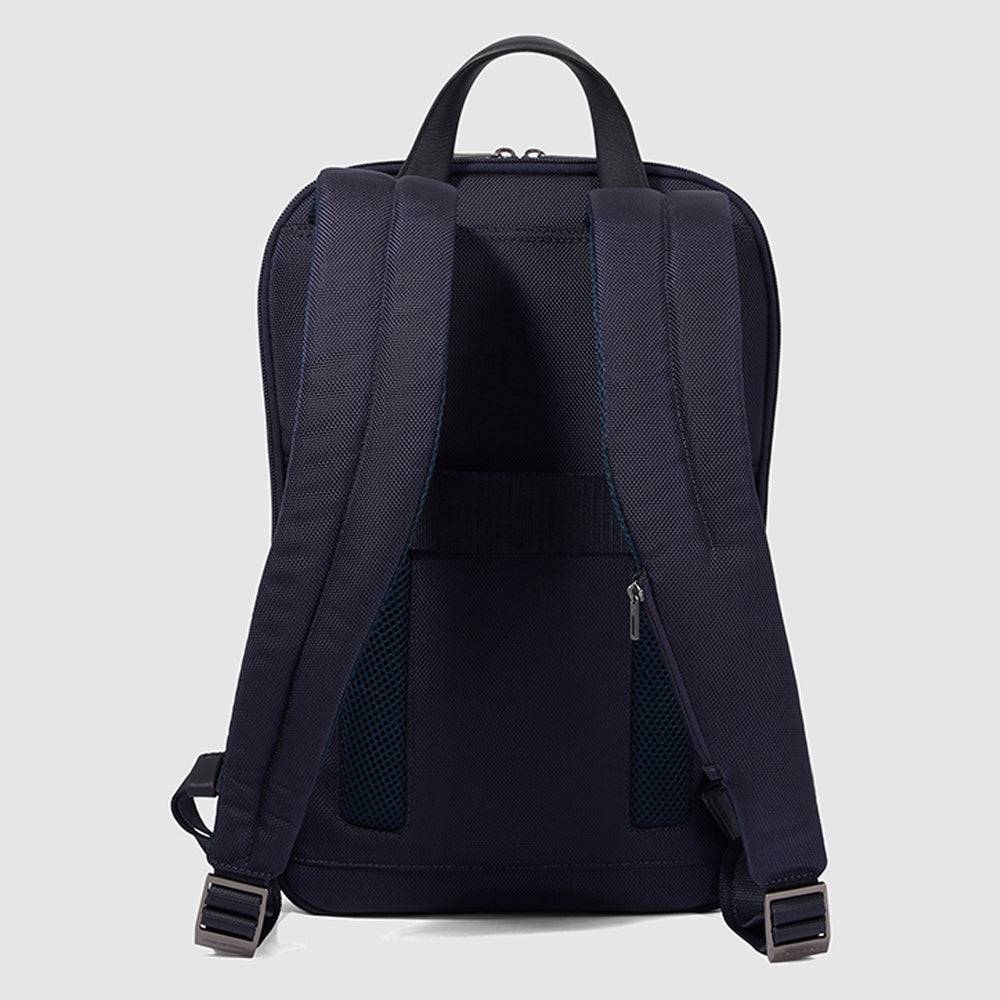 Piquadro Slim computer backpack 15,6" in recycled fabric Economico