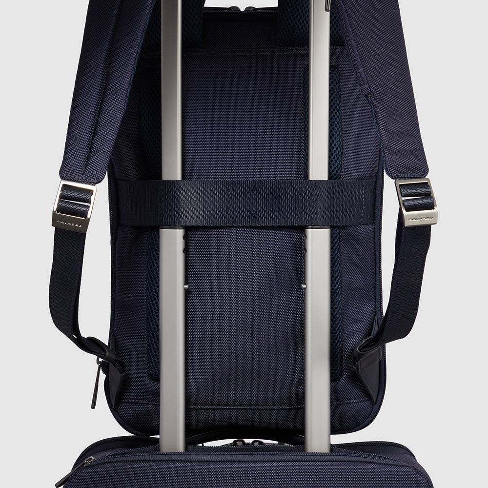 Piquadro Slim computer backpack 15,6" in recycled fabric Economico