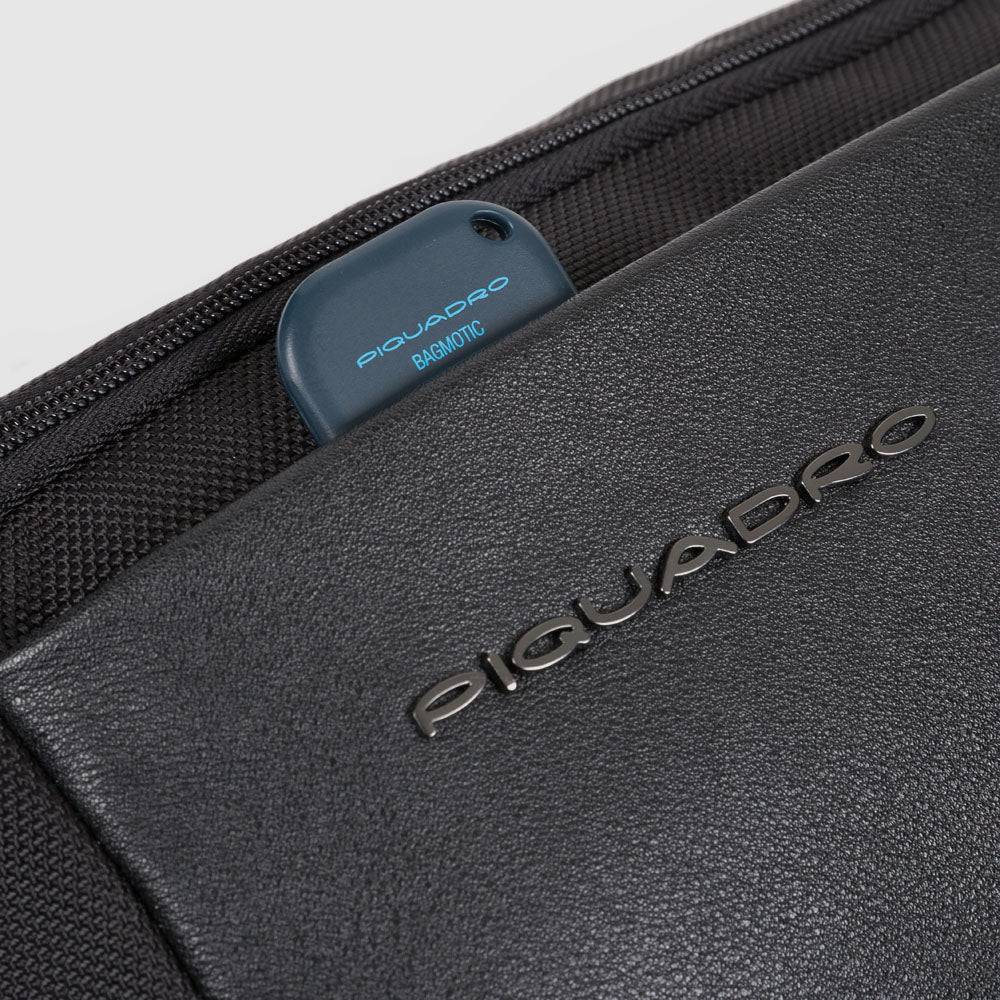 Piquadro Waist bag in recycled fabric and leather Saldi