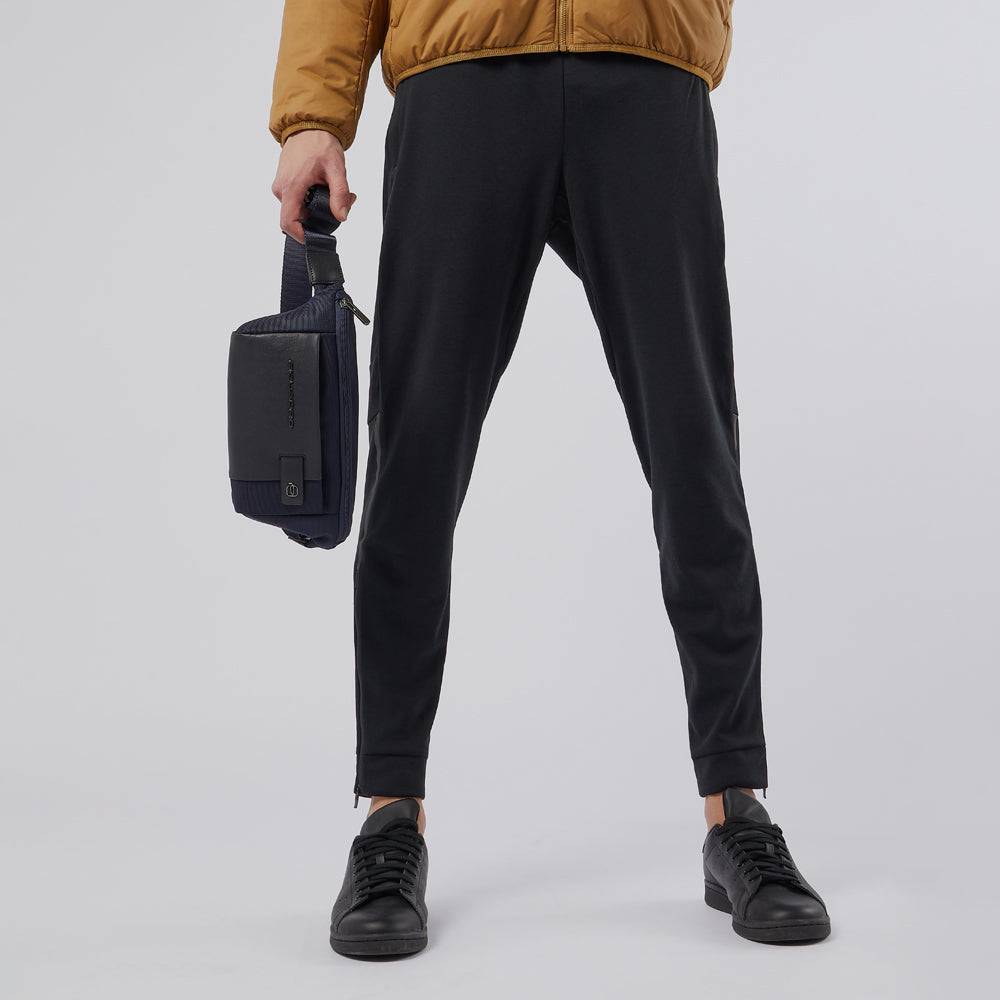 Piquadro Waist bag in recycled fabric and leather Saldi