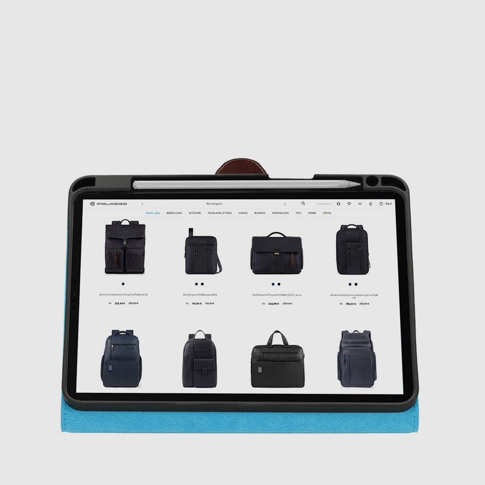 Piquadro iPad®Pro 11’’ stand up leather case Qualità