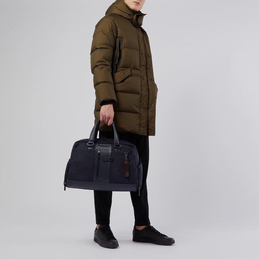 Piquadro Duffel bag in recycled fabric Fino Al -60%