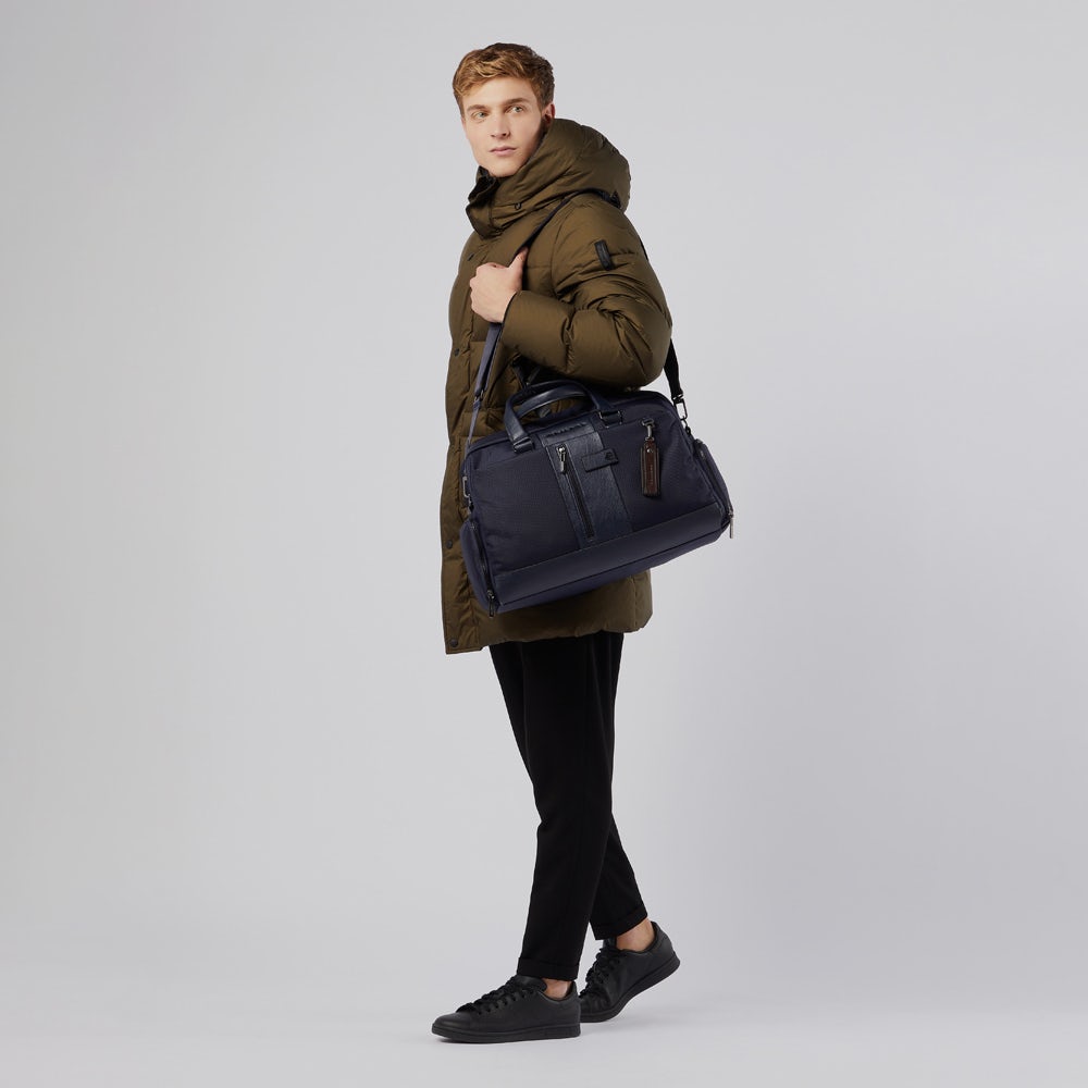 Piquadro Duffel bag in recycled fabric Fino Al -60%
