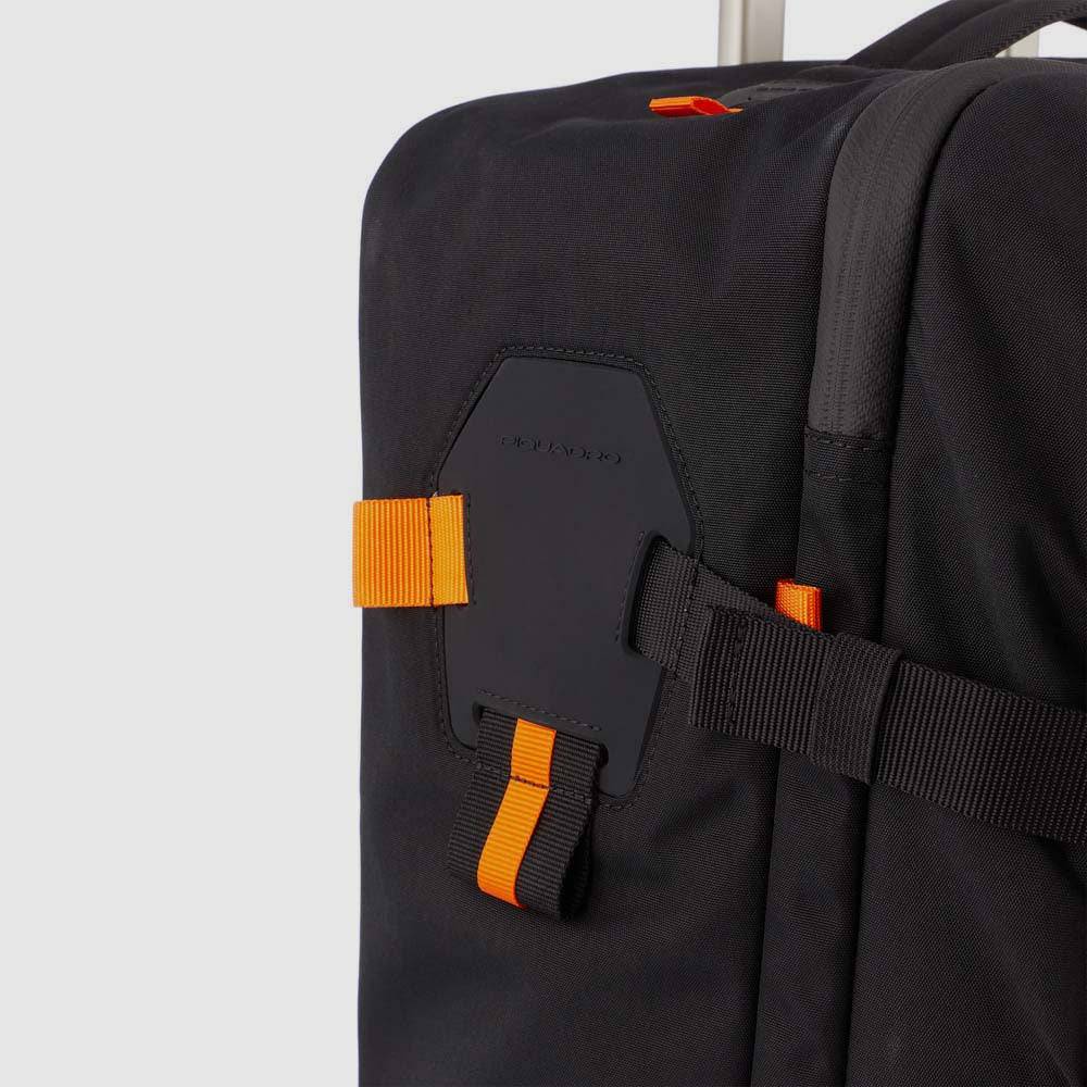 Piquadro Big size fabric trolley bag Shopping Online
