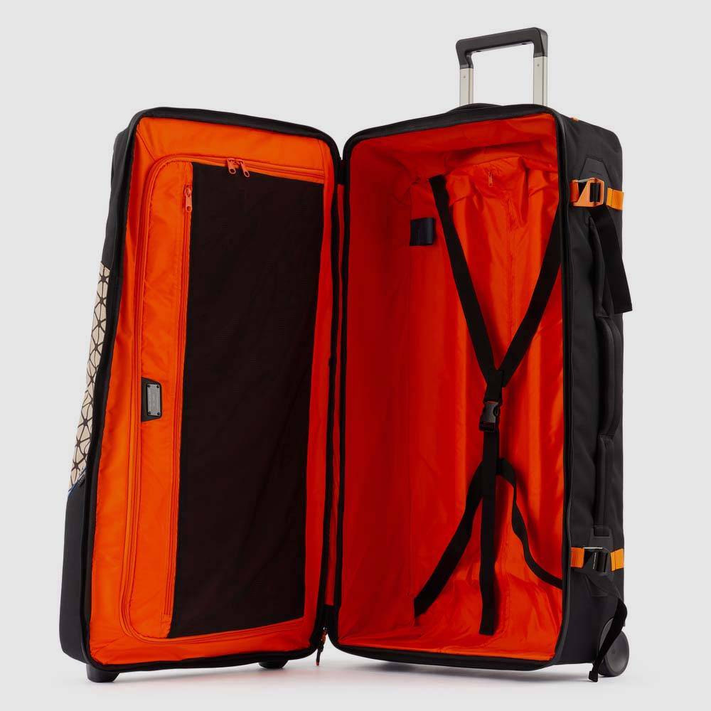 Piquadro Big size fabric trolley bag Shopping Online