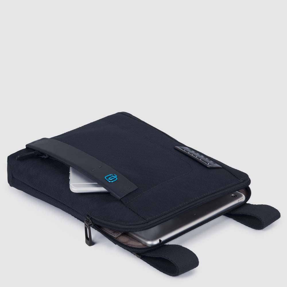 Piquadro Organised pocket cross-body bag for IPad®Air Saldi Di Fabbrica