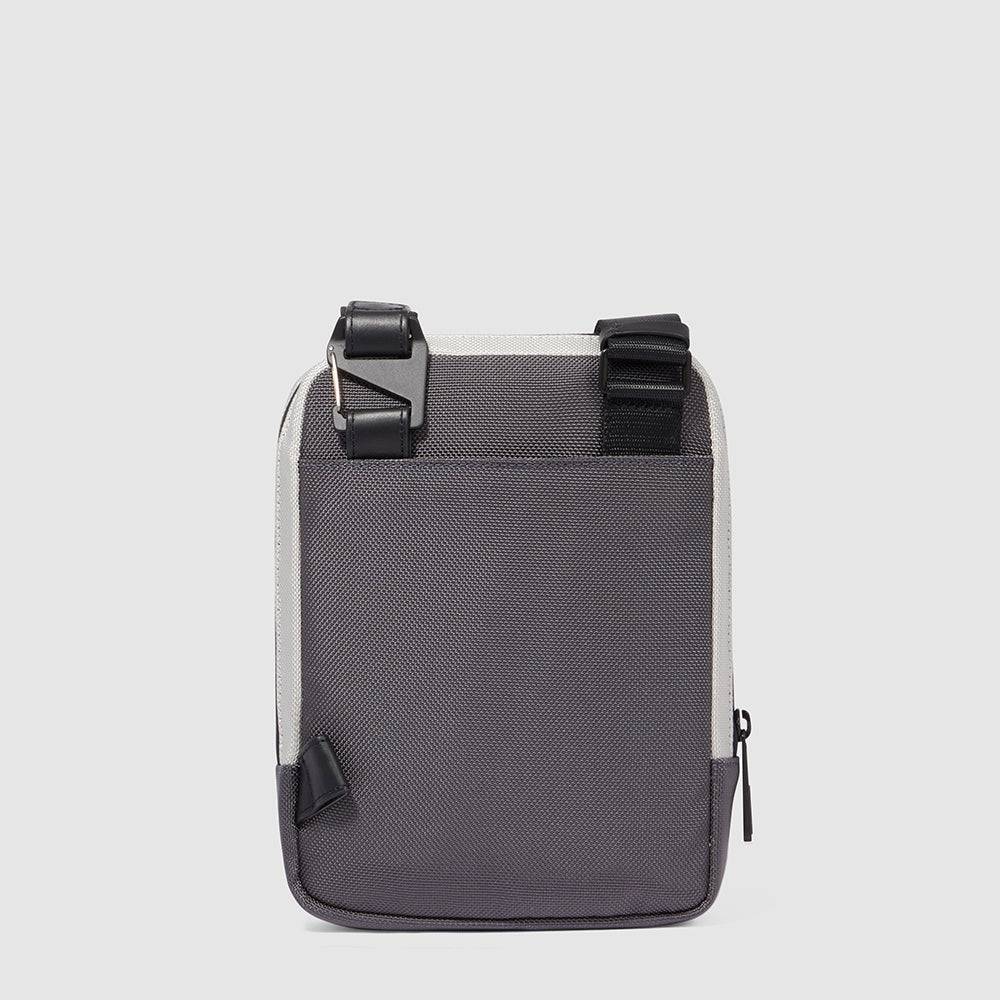 Piquadro iPad®mini pocket crossbody bag in recycled fabric Moda
