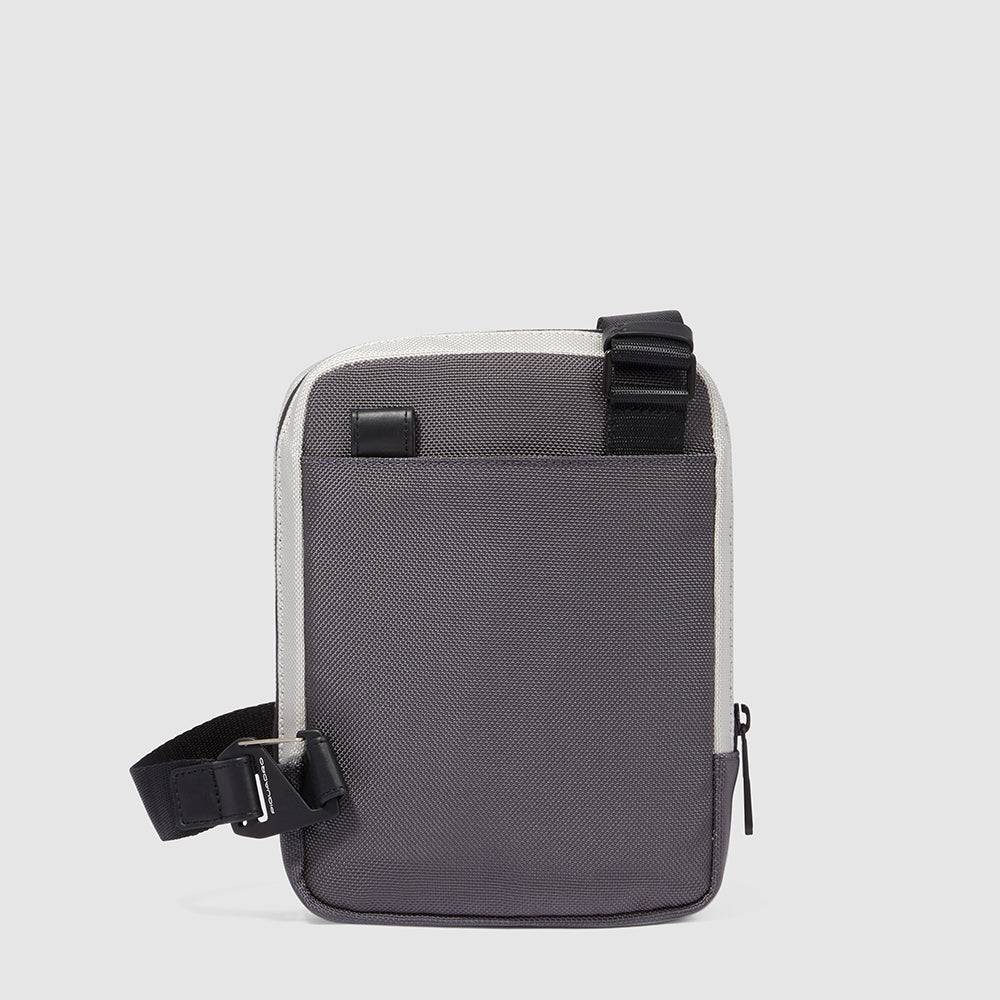 Piquadro iPad®mini pocket crossbody bag in recycled fabric Moda
