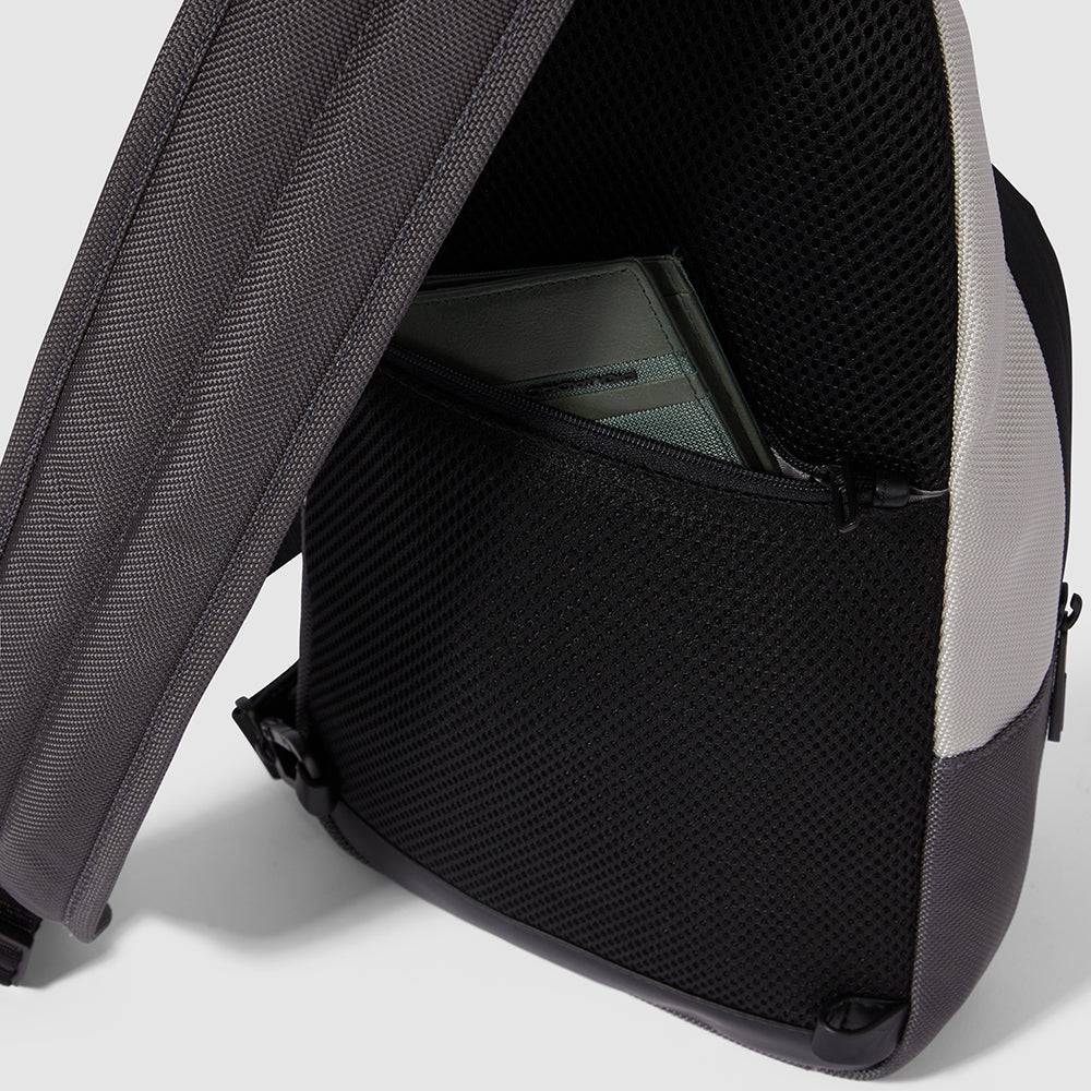 Piquadro Mono sling bag for iPad®mini in recycled fabric 2025