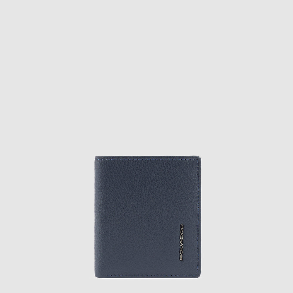Piquadro Vertical men’s wallet with coin pocket Pezzi Unici
