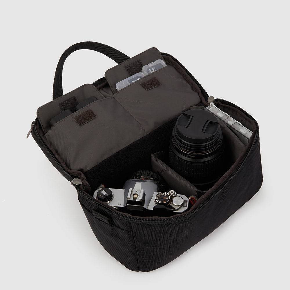 Piquadro Camera bag in recycled fabric Promozione Limitata