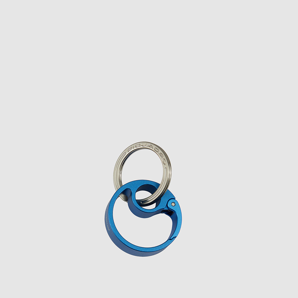 Piquadro Keychain with round carabiner hook Fino Al -60%