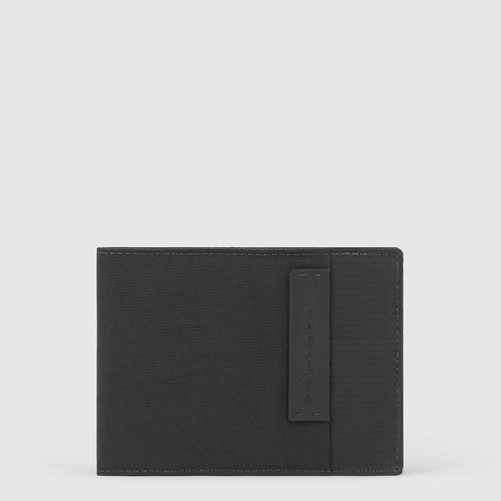 Piquadro Men’s wallet in recycled fabric Convenienza