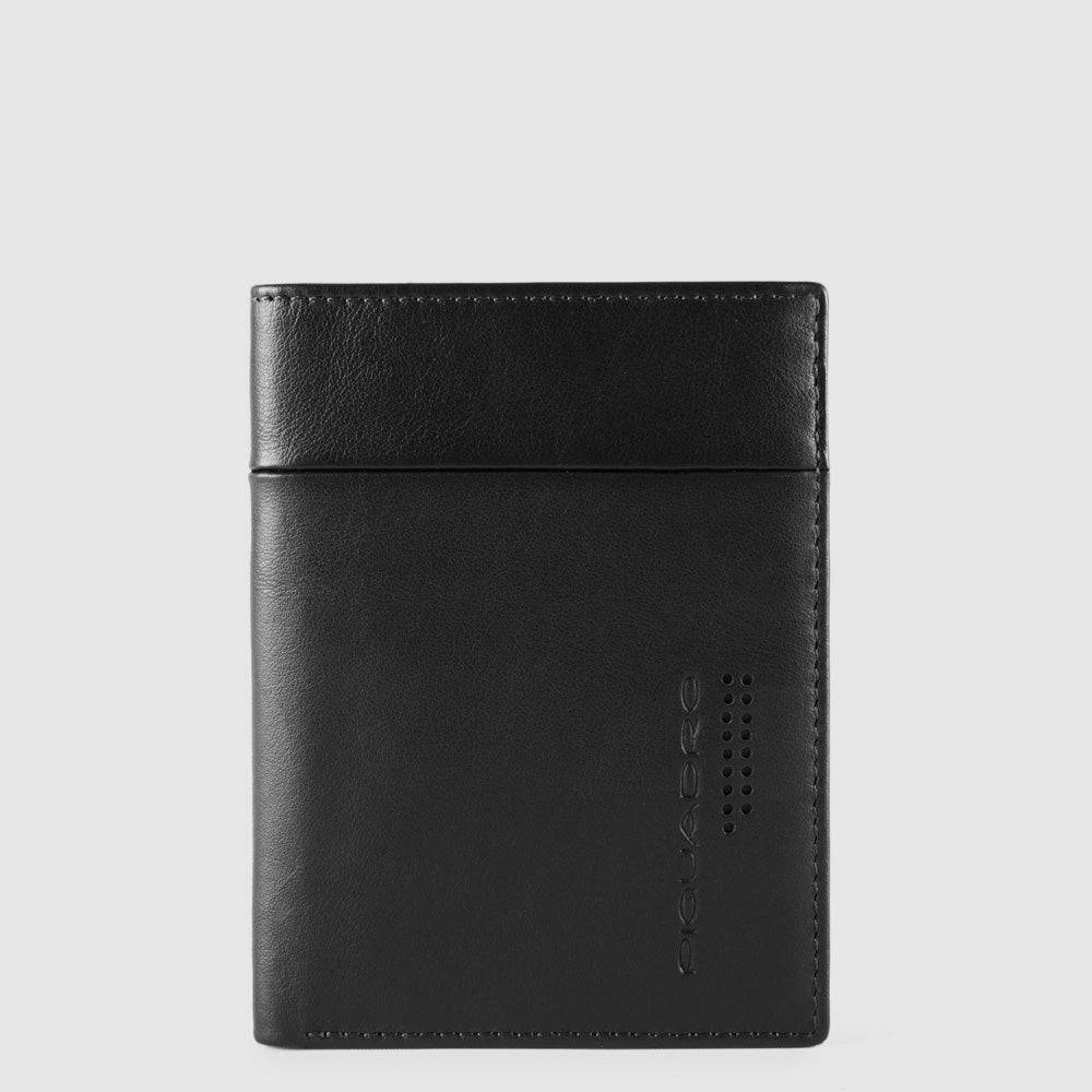 Piquadro Vertical men’s wallet with banknote, credit Economico