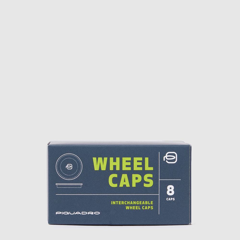 Piquadro Set of 8 wheel caps in assorted colours Esporta salva