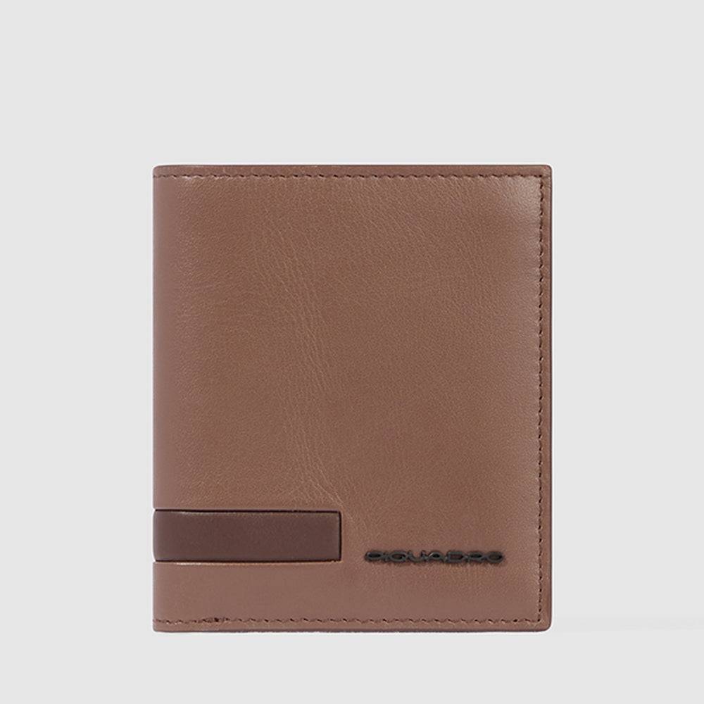 Piquadro Vertical men’s wallet with coin pocket Italy