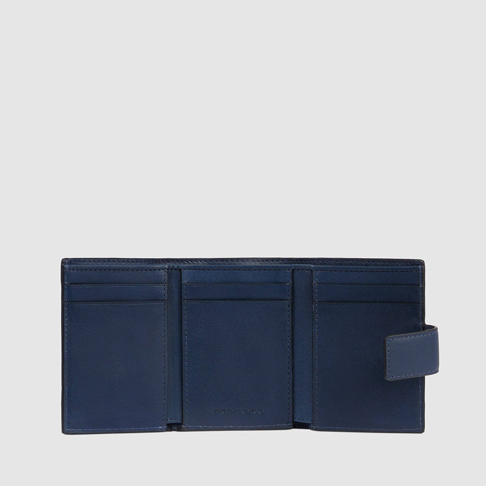 Piquadro Pocket trifold men's wallet with money pocket Italia