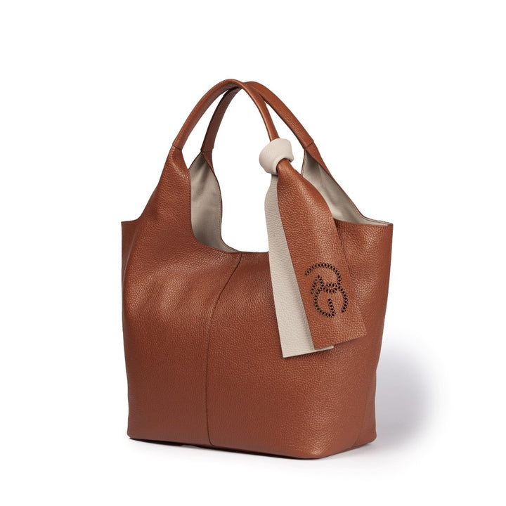 Roberta Gandolfi Maia Tote borsa hobo in pelle martellata Promozione