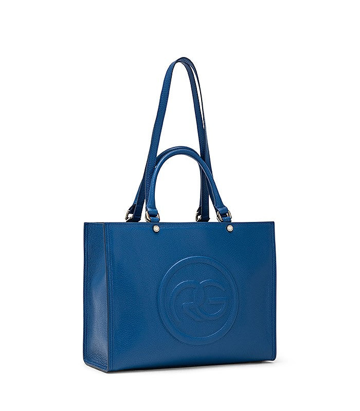 Roberta Gandolfi Roberta Pelle medium Borsa a mano in pelle con doppi spallacci per essere portata a spalla e tramezza Presa