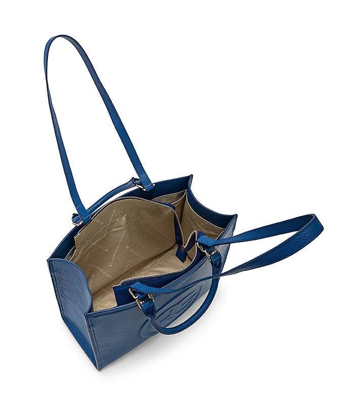 Roberta Gandolfi Roberta Pelle medium Borsa a mano in pelle con doppi spallacci per essere portata a spalla e tramezza Presa