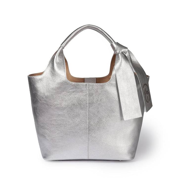 Roberta Gandolfi Maia Tote borsa hobo in pelle martellata
