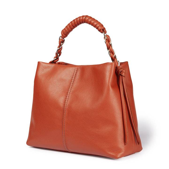 Roberta Gandolfi Amina large borsa a mano in pelle con manico tubolare fasciato e tracolla staccabile I Più Venduti