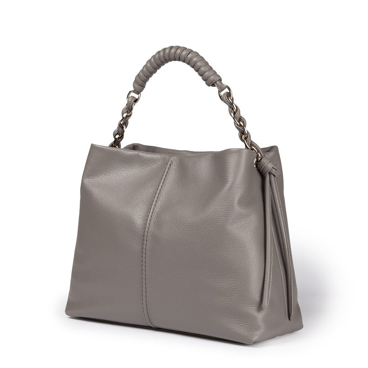 Roberta Gandolfi Amina large borsa a mano in pelle con manico tubolare fasciato e tracolla staccabile Vendite Flash