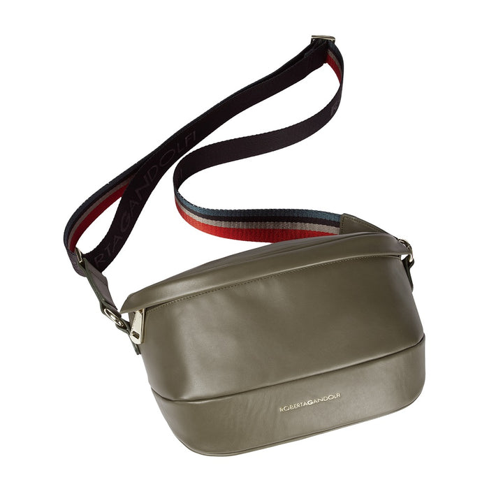 Roberta Gandolfi Micol Belt Bag in pelle con tracolla regolabile e catena amovibile 2025