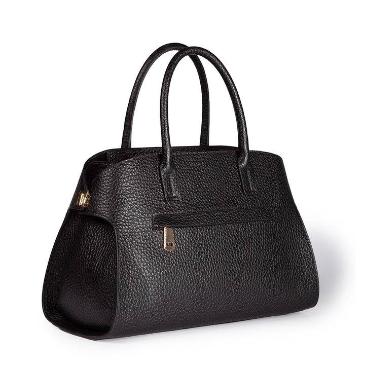 Roberta Gandolfi Elodie bowling medium borsa a mano in pelle con tracolla staccabile e regolabile Promozione