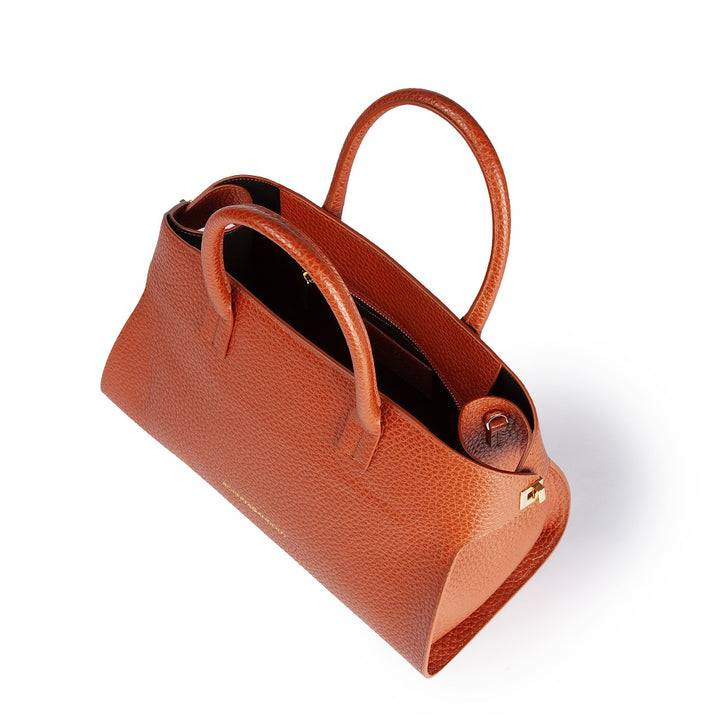 Roberta Gandolfi Elodie bowling medium borsa a mano in pelle con tracolla staccabile e regolabile Pezzi Unici