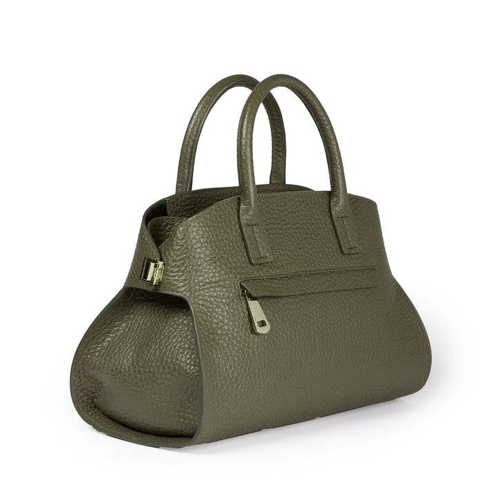 Roberta Gandolfi Elodie bowling small borsa a mano in pelle con tracolla staccabile e regolabile Negozi Online