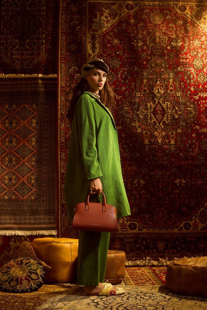 Roberta Gandolfi Elodie bowling small borsa a mano in pelle con tracolla staccabile e regolabile Acquista Ora