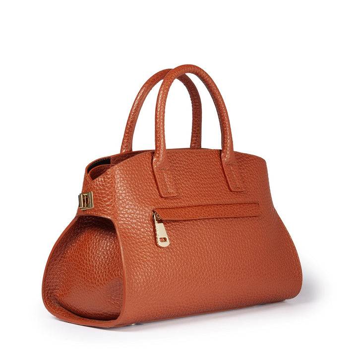 Roberta Gandolfi Elodie bowling small borsa a mano in pelle con tracolla staccabile e regolabile Acquista Ora