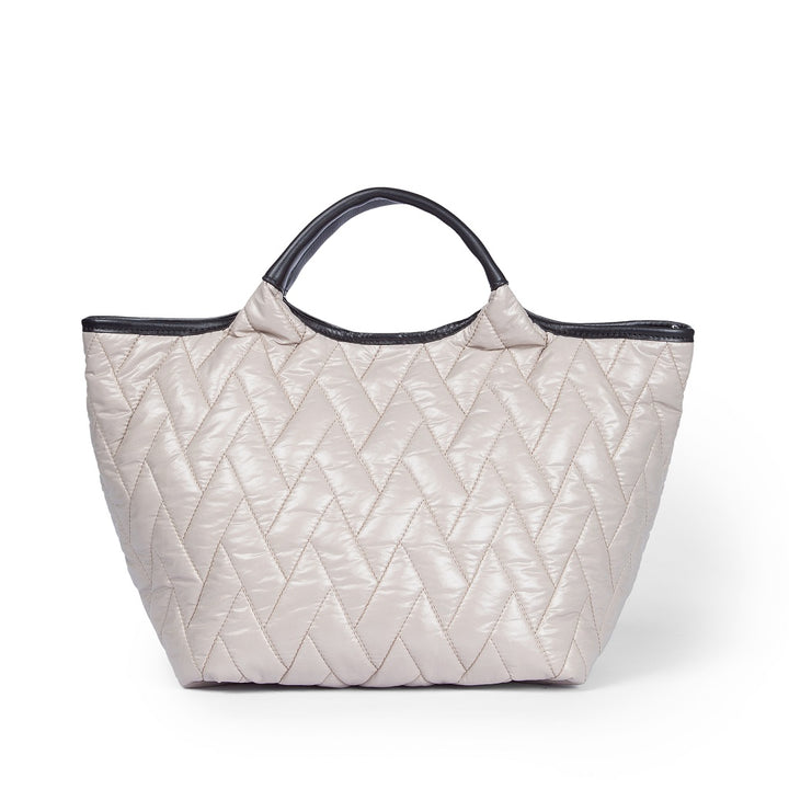 Roberta Gandolfi Joy Puffy borsa trasformabile 5 modelli in 1 in tessuto antigoccia finiture in pelle di vitello e tracolla staccabile Convenienza