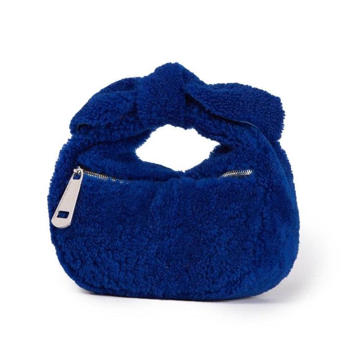 Roberta Gandolfi Bunny Teddy mini bag in shearling con tracolla in pelle staccabile Fino Al -60%