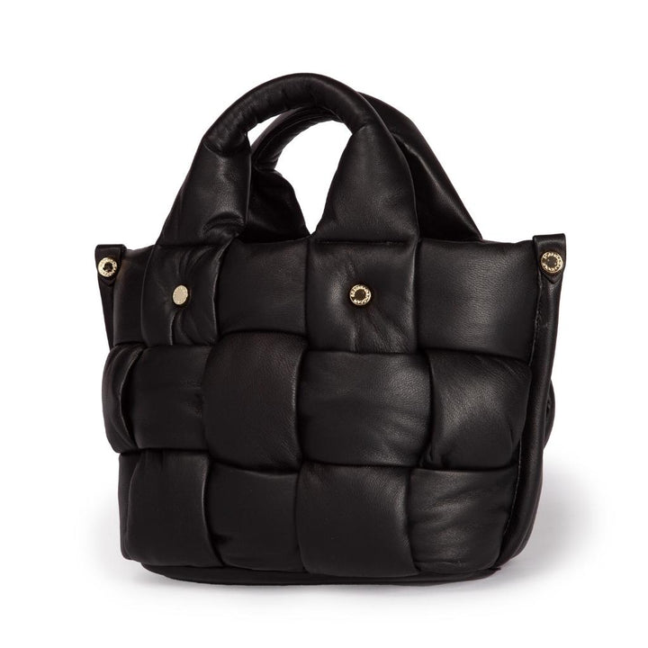 Roberta Gandolfi Greta Mini Nappa borsa in soffice pelle di agnello imbottita ed intrecciata a mano Negozio