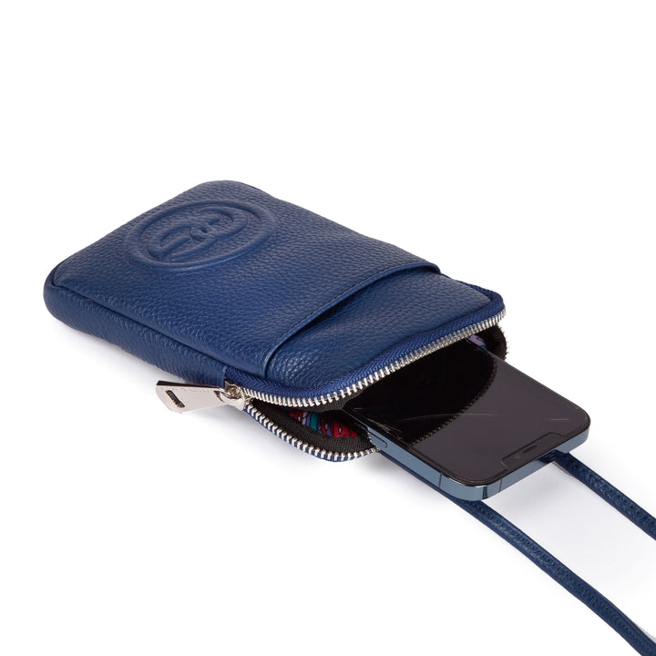 Roberta Gandolfi RG Phone holder in pelle di vitello con tracolla staccabile e regolabile Promozione Limitata
