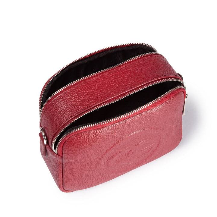 Roberta Gandolfi Roberta Pelle camera e crossbody in pelle con doppio scomparto e tracolla staccabile Novità