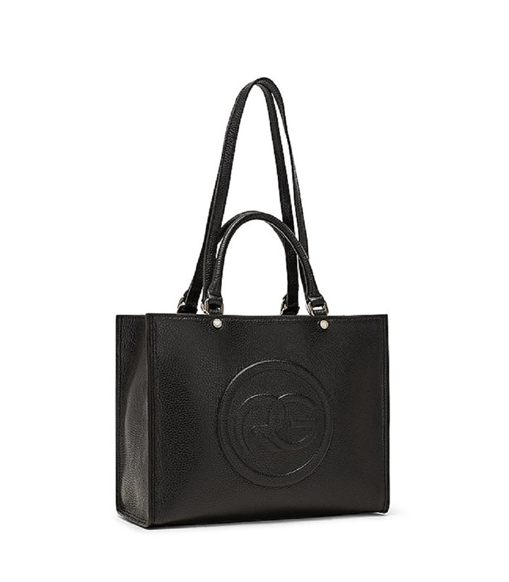 Roberta Gandolfi Roberta Pelle medium Borsa a mano in pelle con doppi spallacci per essere portata a spalla e tramezza Promozione