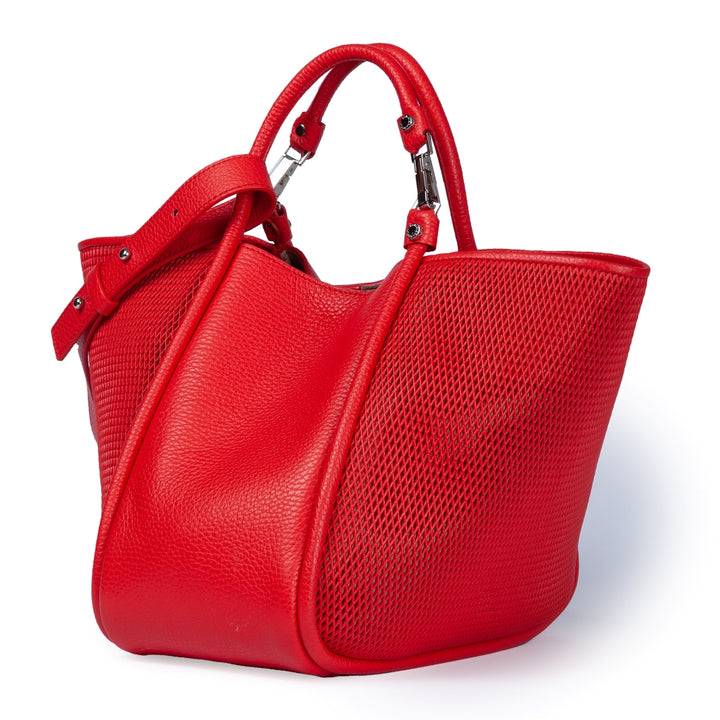 Roberta Gandolfi Yuma medium 3 in 1 borsa a mano in pelle trasformabile con tracolla staccabile Spedizione Gratuita