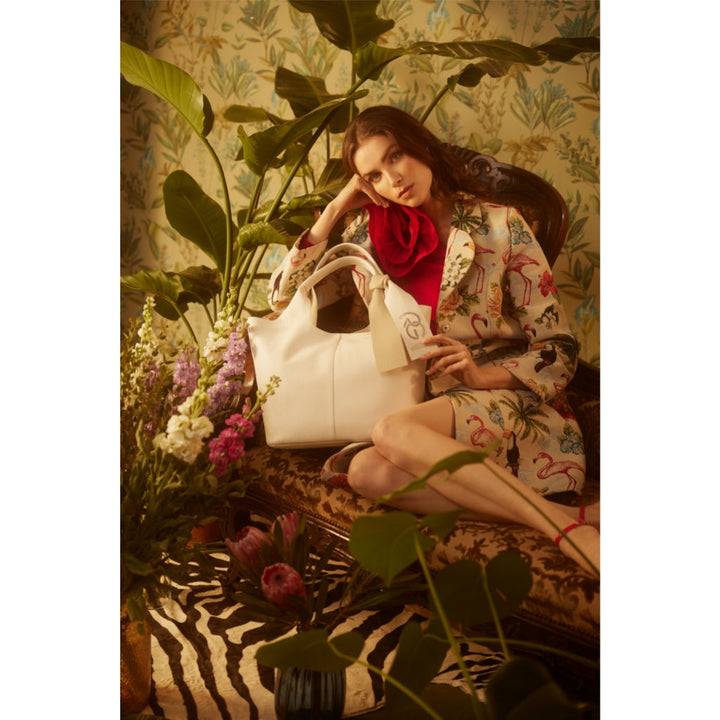 Roberta Gandolfi Maia Tote borsa hobo in pelle martellata Pezzi Unici