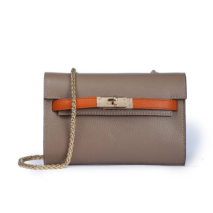 Roberta Gandolfi Chiara tracollina crossbody con chiusura girello e tracolla in catena Fino Al -60%