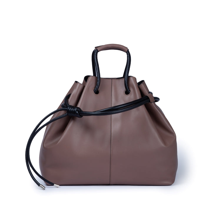 Roberta Gandolfi Gisella Large borsa con doppia portabilità mano o spalla in morbido vitello Outlet